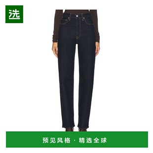 1h可退 香港直邮Levi'S 李维斯 女士 海军蓝 Ribcage Full Length