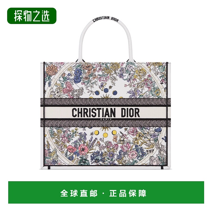 香港直邮Dior Dior Lucky 大号 Dior 书本托特包 M1286ZEKK单肩包