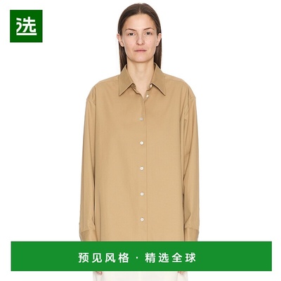 1h可退 香港直邮The Row 女士 Tansy 衬衫 9055W3670 beige米色