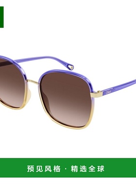 1h可退 香港直邮Chloe 蔻依 女士 全框太阳镜 CH0031S purple紫色