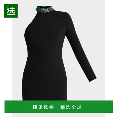 1h可退 【美国直邮】zac posen 女士 连衣裙紧身长袖时尚高端减龄