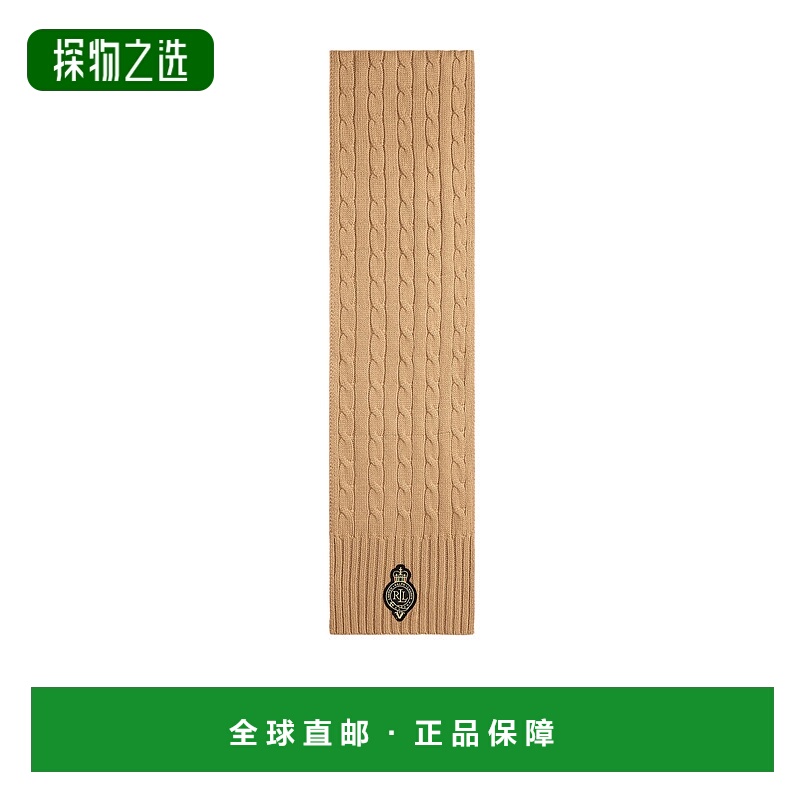 香港直邮Ralph Lauren 绞花针织围巾 454P04456