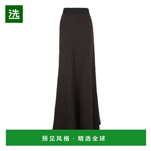 1h可退 香港直邮CORTANA 女士 Nuna 羊毛混纺长款半身裙