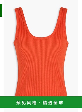 1h可退 香港直邮VINCE 女士 罗纹针织背心 V016884469 red红色 舒