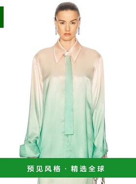 1h可退 香港直邮Jil Sander 吉尔·桑达 女士 领带衬衫 J03DL0201