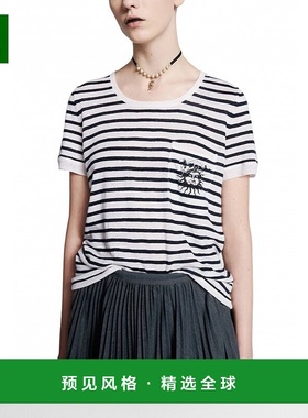 1h可退 欧洲直邮Dior/迪奥 Dior Marinière 短袖毛衣