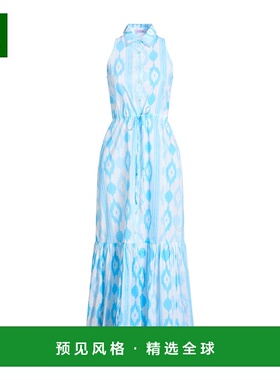 1h可退 香港直邮Mc2 Saint Barth 女士 长款连衣裙 blue蓝色 舒适