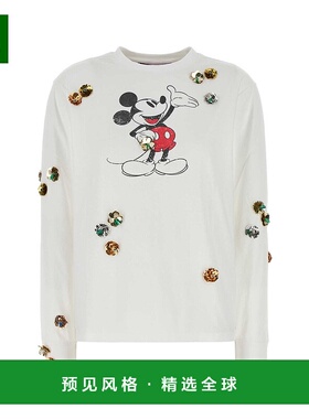 香港直邮Coperni 女士 X Disney Mickey 白色棉质T恤 DJS157SFF50