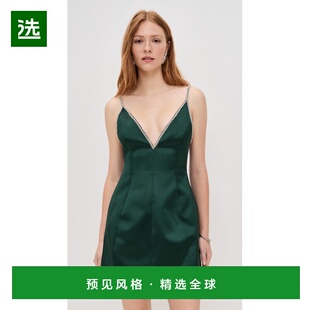 1h可退 香港直邮retrofete 女士 Trinnie 连衣裙 green绿色 舒适