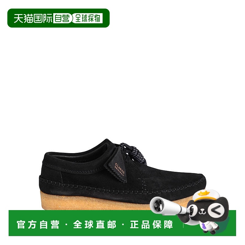 1h可退 香港直邮Clarks Originals 男士 绑带鞋 black黑色 舒适时