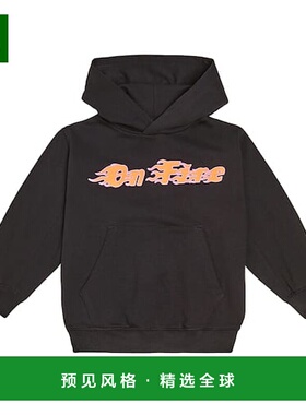 1h可退 香港直邮Molo 女童 Maxx 印花棉质连帽衫童装 black黑色