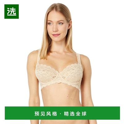 1h可退 香港直邮Hanro 女士 Moments 奢华带钢圈文胸 beige米色