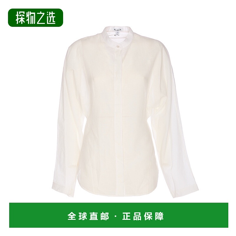 香港直邮Alaïa 女士 ALAIA Blanc 衬衫 AA9C0988T611B