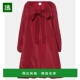 香港直邮Patou 女士 褶边荷叶边中长连衣裙 1h可退 red红色 舒适
