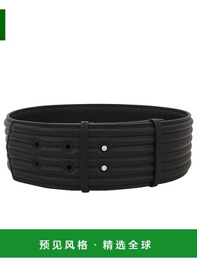 1h可退 香港直邮Alaïa 女士 填充棉皮带 1C109MCA502 black黑色