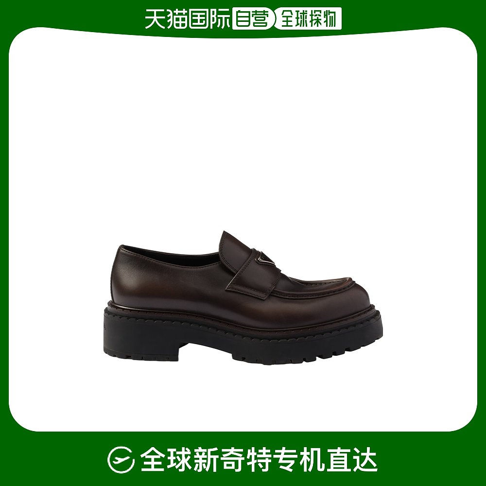香港直邮Prada 徽标细节乐福鞋 2DE1483KY8FG001普拉达