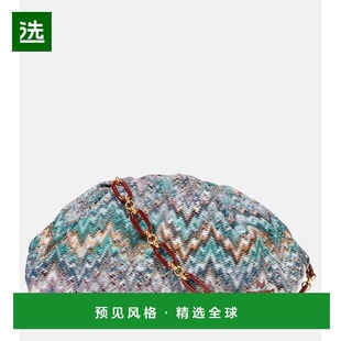 1h可退 香港直邮MISSONI 米索尼 女士 之字纹中号肩包 colorful花