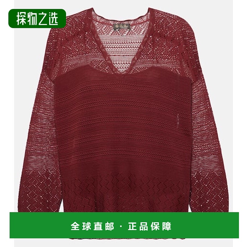 香港直邮Loro Piana 诺悠翩雅 女士 Molokai 棉质毛衣