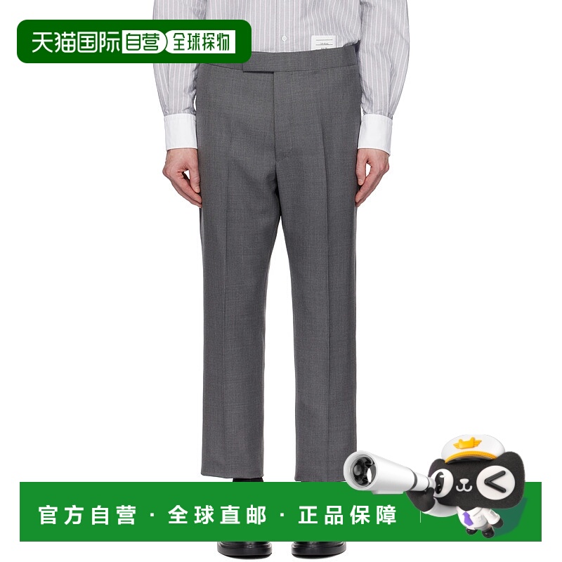 1h可退 香港直邮Thom Browne 汤姆·布朗 男士 灰色 Twill Classi