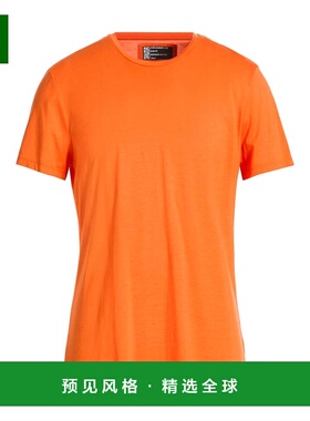 1h可退 香港直邮Patrizia Pepe 柏翠莎 佩佩 男士 T恤 orange橙色