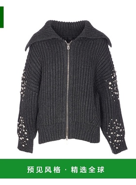 1h可退 香港直邮Pinko 品高 女士 NEW GAVI 羊毛混纺针织开衫 105