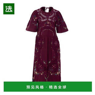 香港直邮SEA NEW YORK 女士连衣裙 245BURGUNDY SS2026 红色