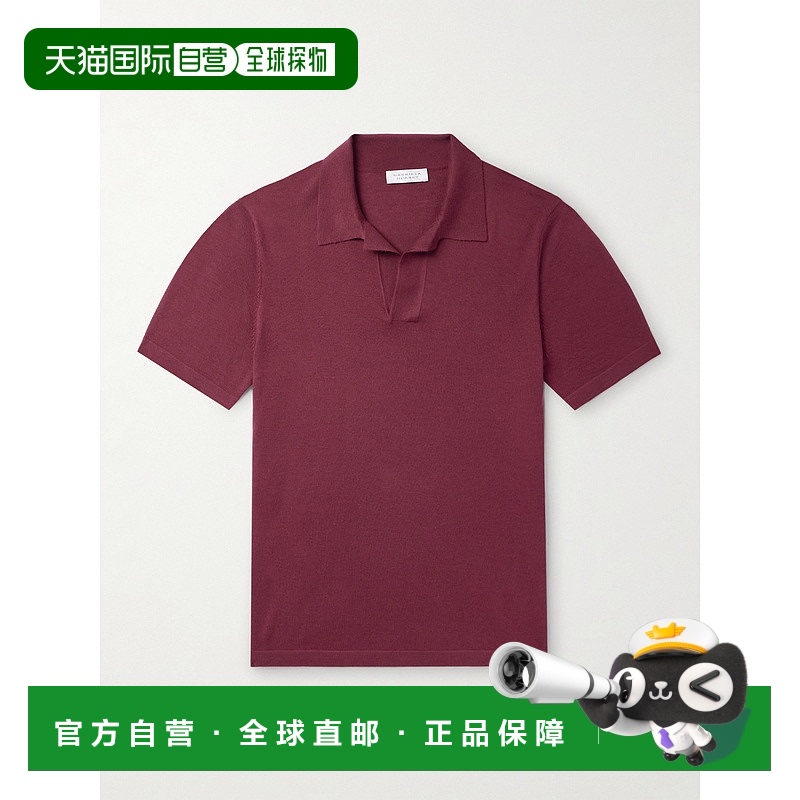 1h可退 香港直邮Gabriela Hearst 男士 Stendhal 羊绒Polo衫 2259