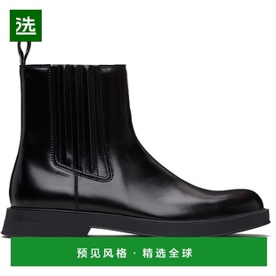 男士 黑色 Embossed 1h可退 Faux 雨果 Logo Leathe 香港直邮HUGO