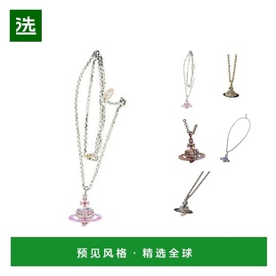 粉色经典 WESTWOOD西太后女士金色 徽标 欧洲直邮VIVIENNE 1h可退