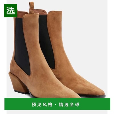 1h可退 香港直邮Paris Texas 女士 Bettina 50 绒面革短靴