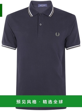 香港直邮FRED PERRY 男士POLO衫 FPM3600P55W54 AW2025 蓝色