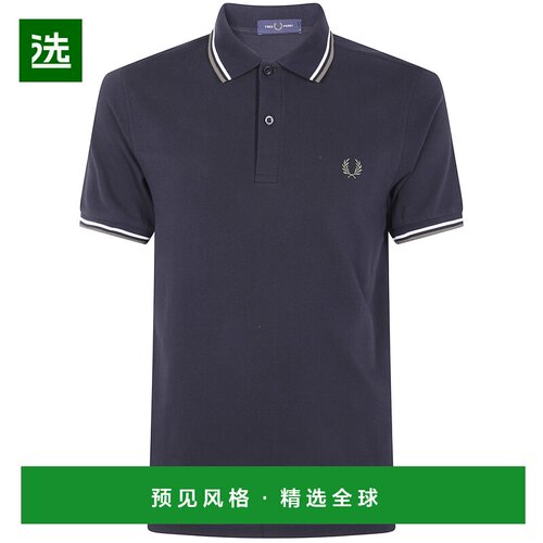 香港直邮FRED PERRY 男士POLO衫 FPM3600P55W54 AW2025 蓝色