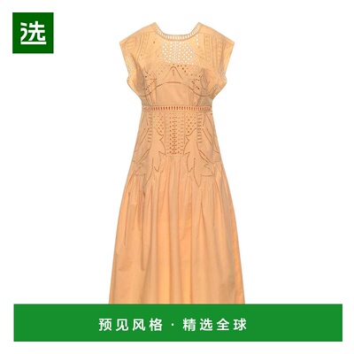 1h可退 香港直邮Alberta Ferretti 女士 中长连衣裙 beige米色 舒