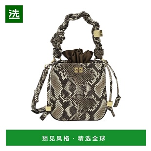 香港直邮Ganni A6702水桶包 抽绳单肩包