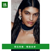 香港直邮Shashi 耳环 女士 1h可退 18k Eden metal金属色 舒适时