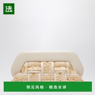 1h可退 香港直邮Themoirè 女士 Tia inserts 彩色拉菲草编织手包