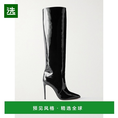 1h可退 香港直邮Paris Texas 女士 漆皮及膝靴子 PX501XVN01BLACK