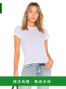 1h可退 香港直邮VINCE 女士 基础款水手领T恤 VR59183107
