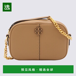 1h可退 香港直邮TORY BURCH 女士单肩包 147578227 CO 棕色 CAMER