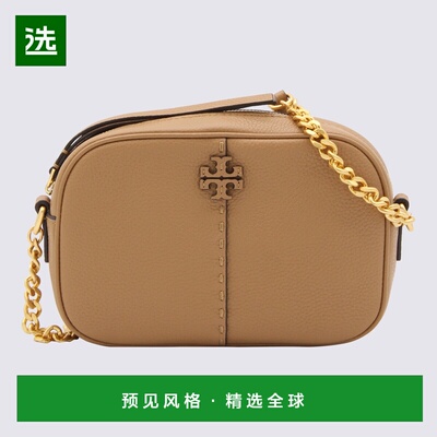 1h可退 香港直邮TORY BURCH 女士单肩包 147578227 CO 棕色 CAMER