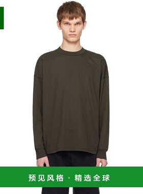 1h可退 香港直邮The Row 男士 灰色 Drago 长袖 T 恤 288K291针织