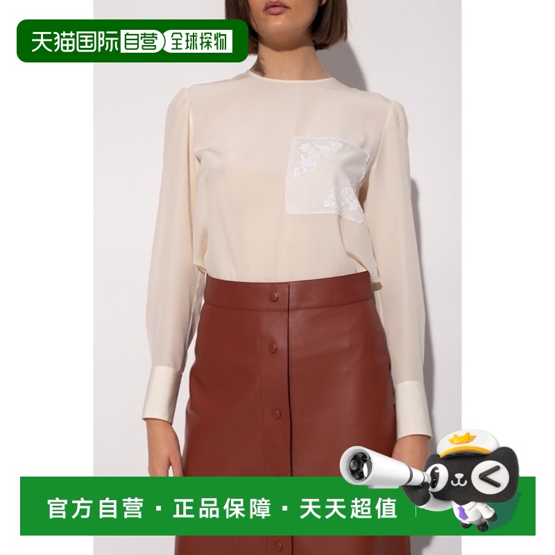 香港直邮Chloe真丝罩衫 C22SHT23004