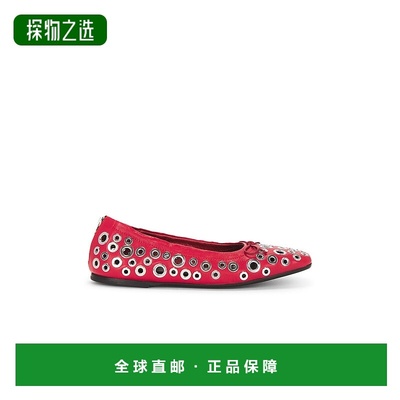 1h可退 香港直邮GOLDEN GOOSE 女士 铆钉芭蕾舞鞋 GWF00867F00694