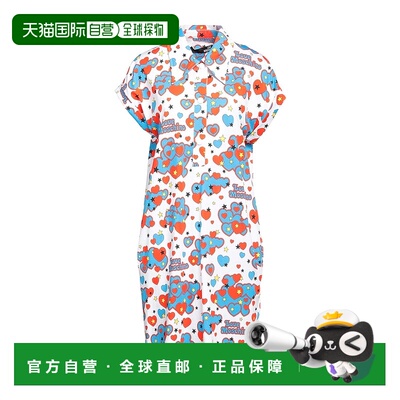 1h可退 香港直邮Love Moschino 爱莫斯奇诺 女士 衬衫式连衣裙
