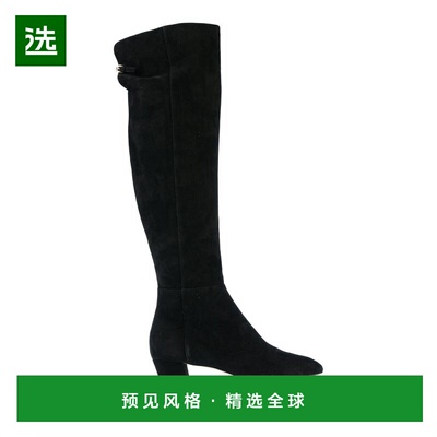 【美国直邮】SERGIO ROSSI 女靴 时装靴 软真皮麂皮效果 纯色拉链