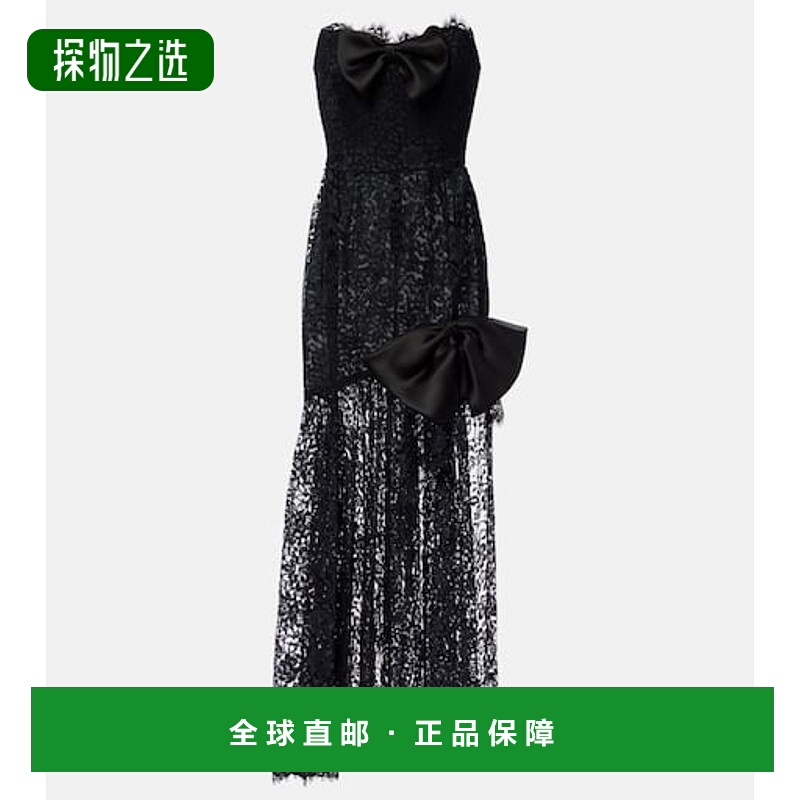 香港直邮ALESSANDRA RICH 亚历山德拉.瑞秋 女士 蝴蝶结装饰不对