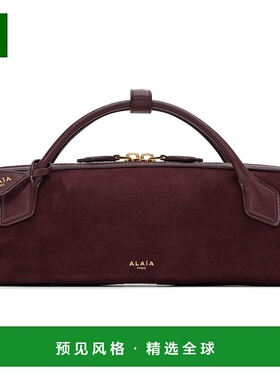 1h可退 香港直邮Alaïa 女士 酒红色 Le Teckel Clutch 手提包 AA1