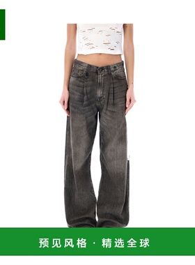 香港直邮R13 女士牛仔裤 24PR13W3147DD019A SS2025 黑色
