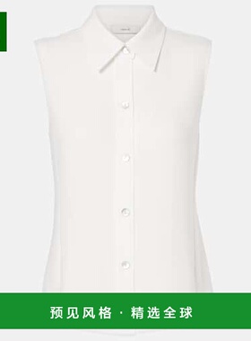 香港直邮VINCE 女士 Cr&ecirc;pe 背心 white白色 舒适时尚吊带