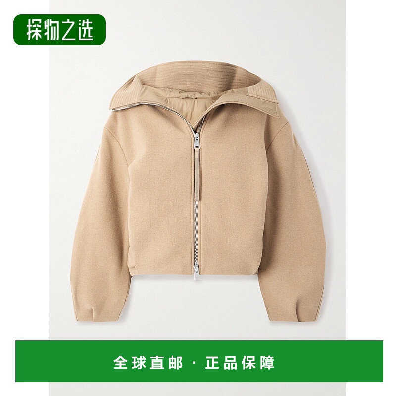 香港直邮Canada Goose 加拿大鹅 女士 Chilliwack 短款连帽羊毛混